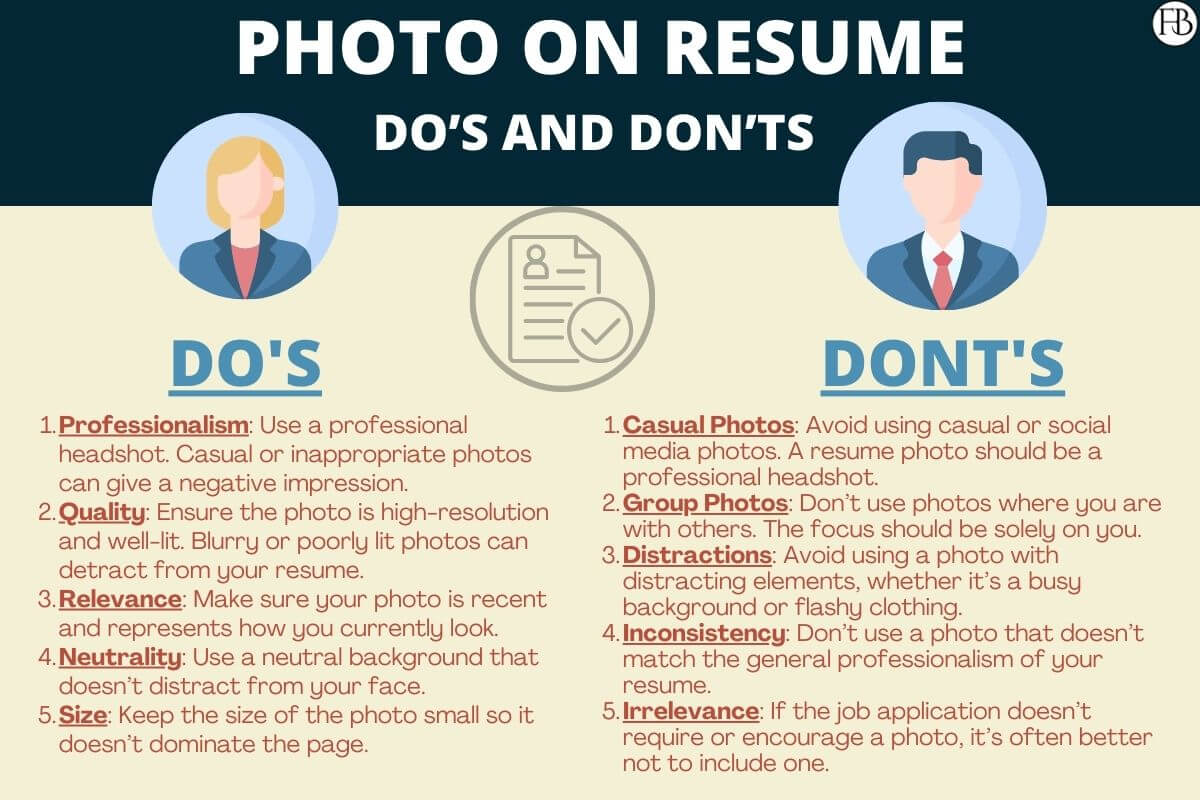 Photo In CV Should You Have A Photo On Your CV 