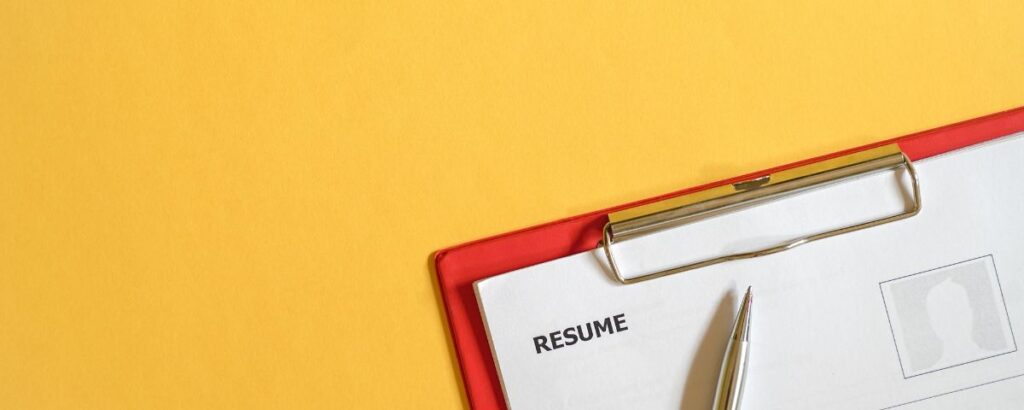Writing Your Resume for freshers without experience