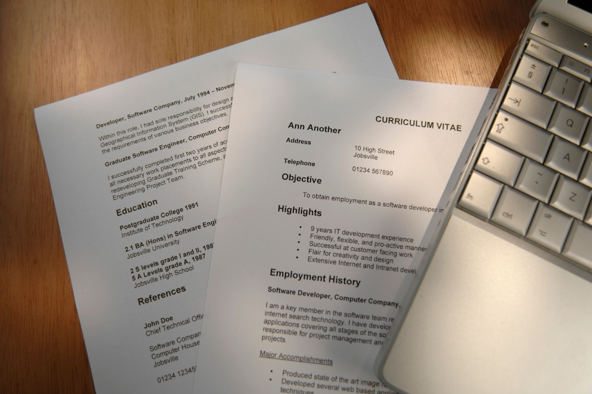 cv vs resume in india